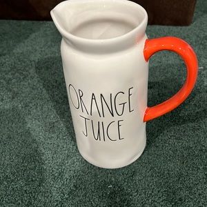 Rae Dunn “Orange Juice” Pitcher new